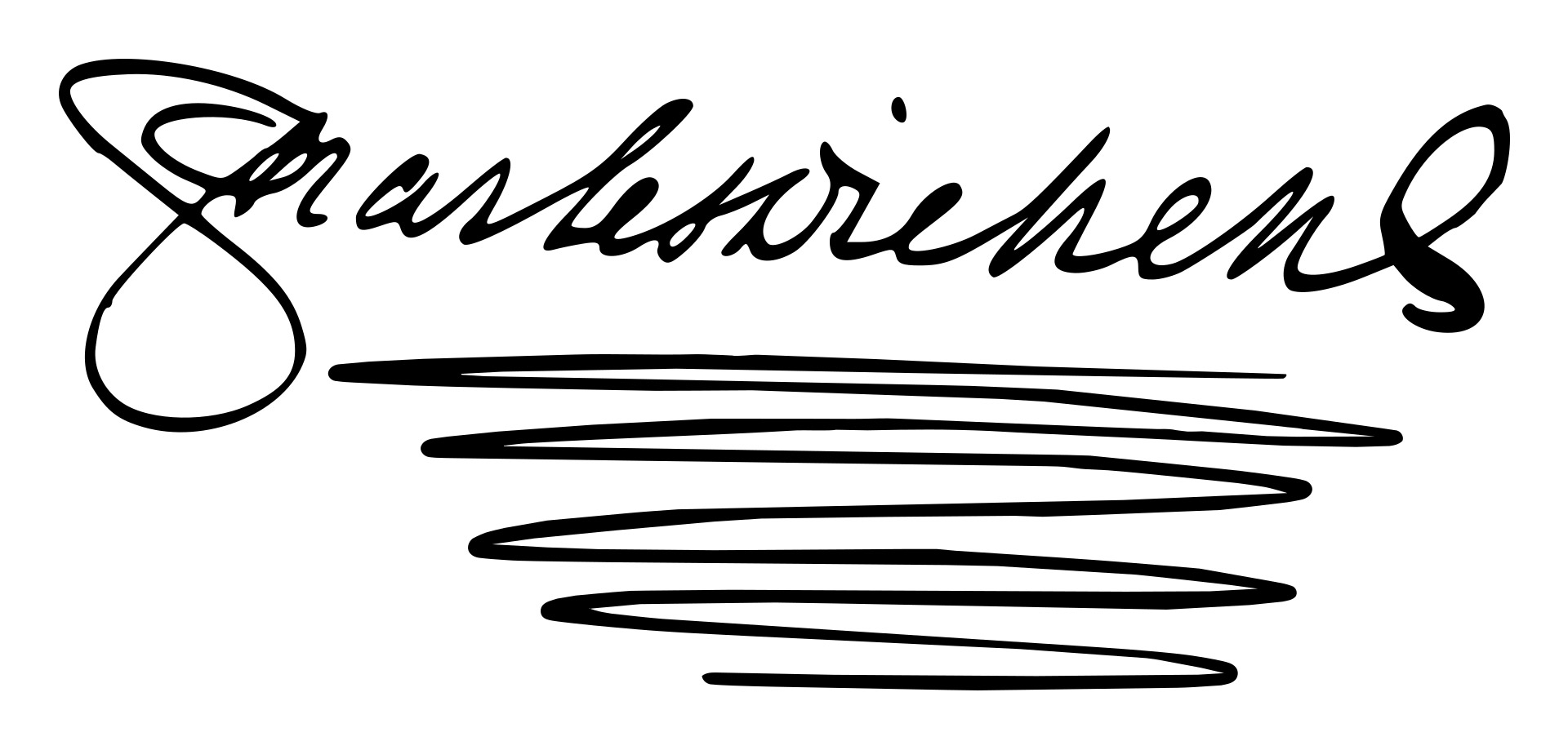 official signature of celebrity Charles Dickens