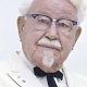 headshot of formerly homeless celebrity Colonel Sanders