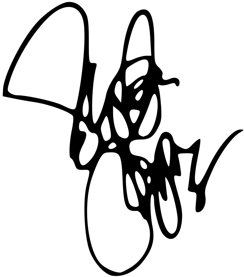 official signature of celebrity Jennifer Lopez