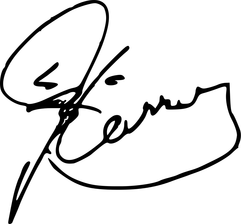 official signature of celebrity Jim Carrey