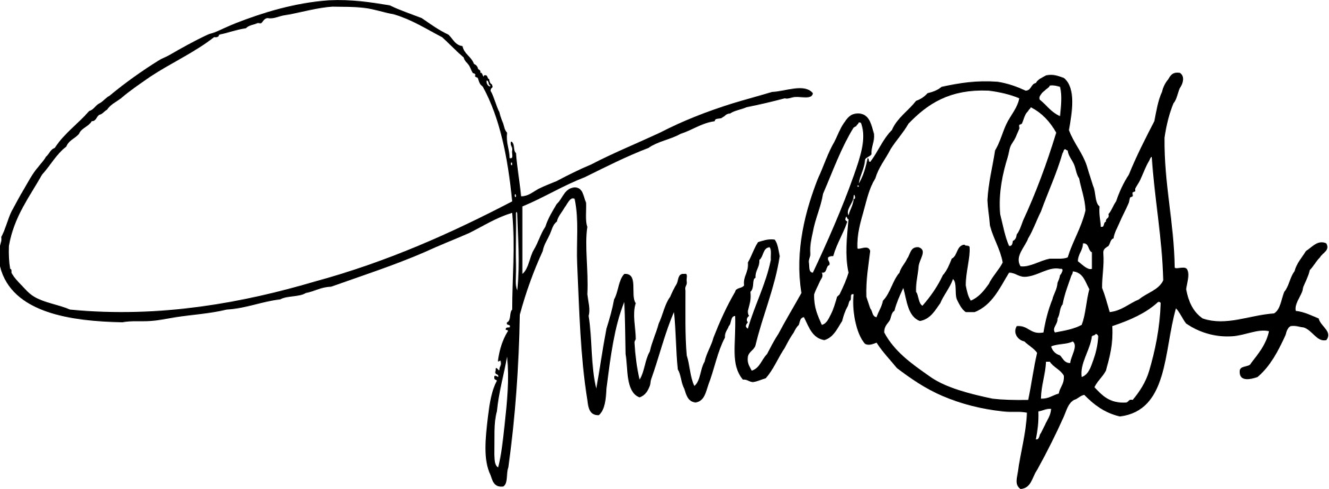 official signature of celebrity Michael J. Fox
