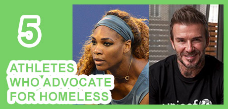 athletes who advocate for homeless