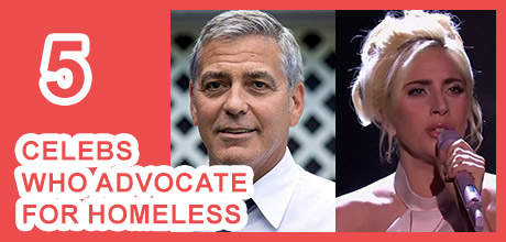 celebs who advocate for homeless