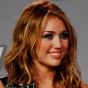 Cropped headshot of Miley Cyrus
