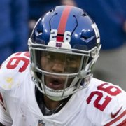 Cropped headshot of Saquon Barkley