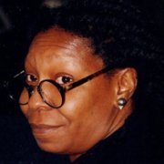 Cropped headshot of Whoopi Goldberg